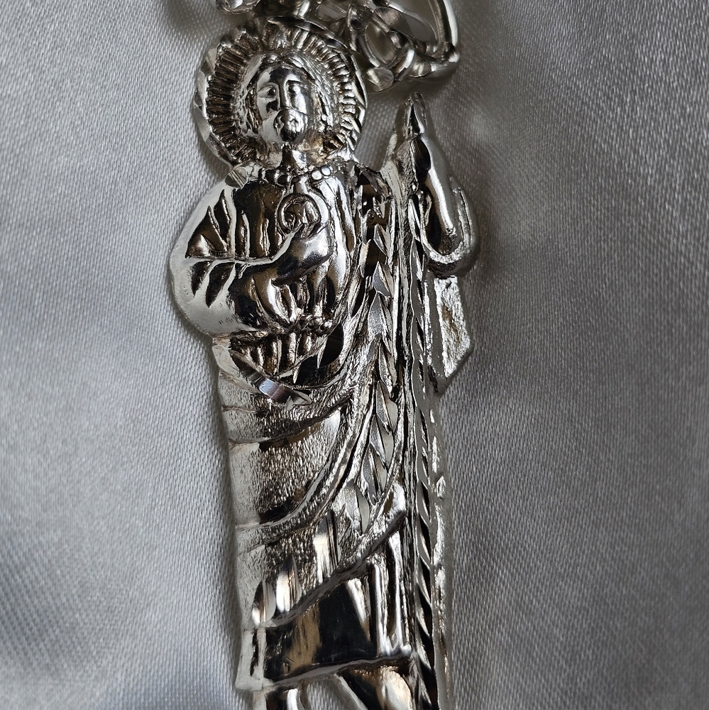 Sterling Saint Jude Necklace